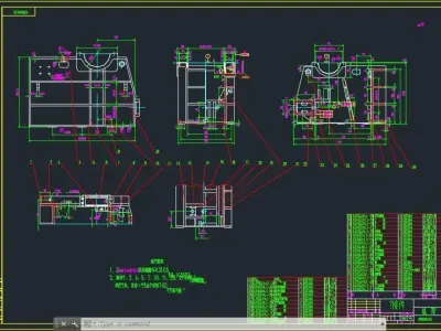 PE400X600 JAW CRUSHER 3D model