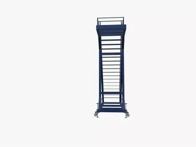Ladder 3D model 4