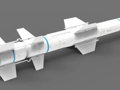 rocket 01 3D model