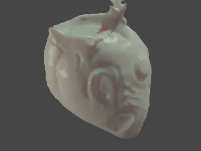 Free Sci-Fi Creature Head Custom Printable 3D 3D print model