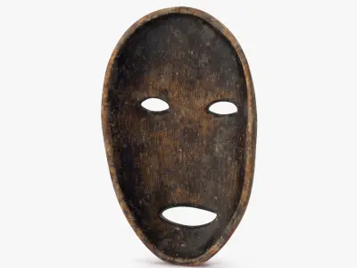  African Congo Mask 6 