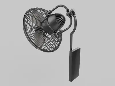 Veranda Patio Fan 3D model