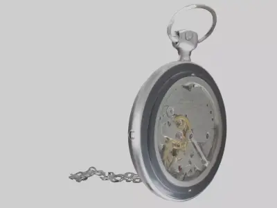 Broken Watch Low-poly 3D model