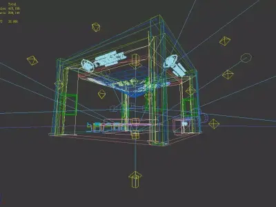 Exhibition - Area - 9X9-3DMAX2009-01 3D model