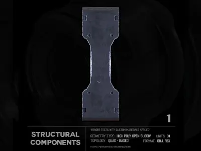 31 Structural Components Vol I SUBD 3D model