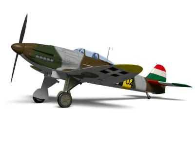 Heinkel He112 B-1 3D model purchase