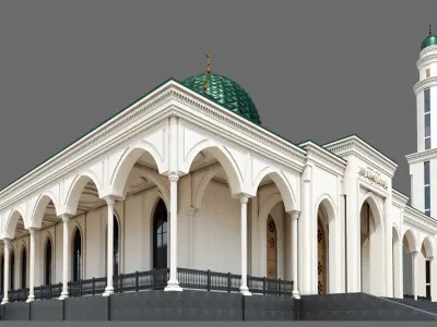 Mosque ID018 3D model