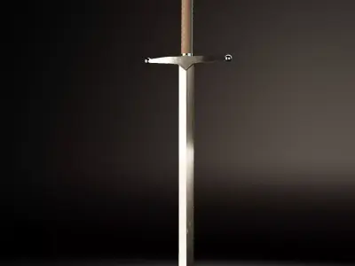 medieval sword 2k Low-poly 3D model