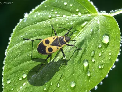  Pyrrhocoris Apterus Bug Yellow Black 