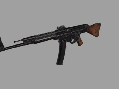 WWII StG 44 Low-poly 3D model