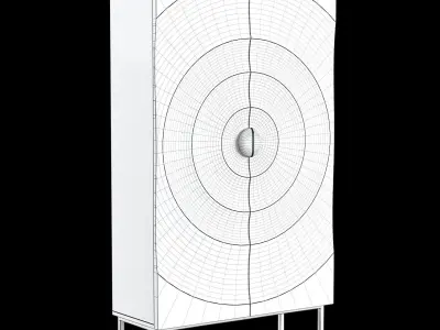 Cabinet Madeira Dark 3D model