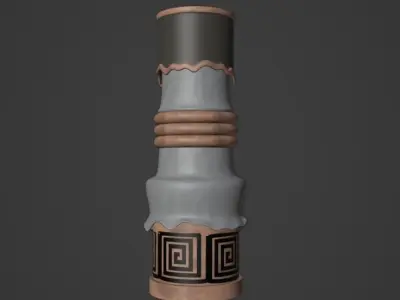 3D Arm-Guard Low-poly 3D model