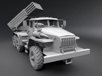 BM21 Grad Scale model 3D print model