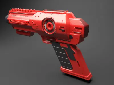 3D Blaster gun 3D print model