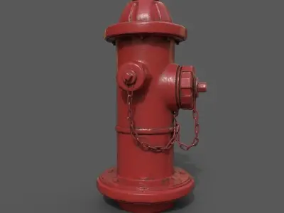 Fire Hydrant 3D model 52