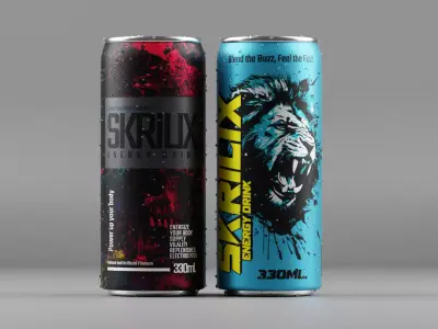 Soda Can Energy Drink 3D model