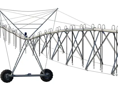 Center Pivot Irrigation System  3D model