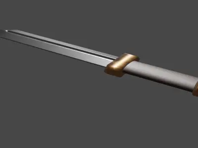 Short sword  Free low-poly 3D model