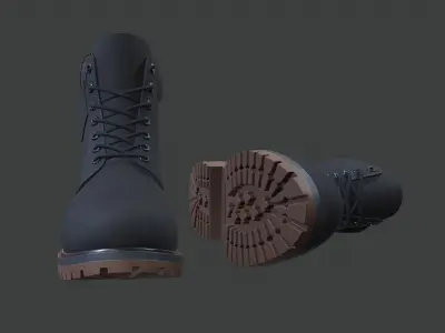 Timberland Premium 6-inches waterproof boots 2 Low-poly 3D model