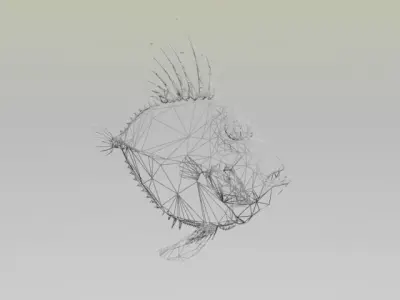 SANPEDRO LOW POLY fish 3D model