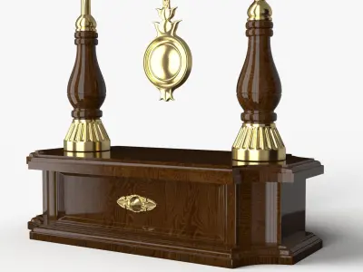 Pendulum Clock 3D model