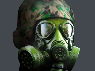 Helmet 3d model military combat Military Low-poly Low-poly 3D model purchase