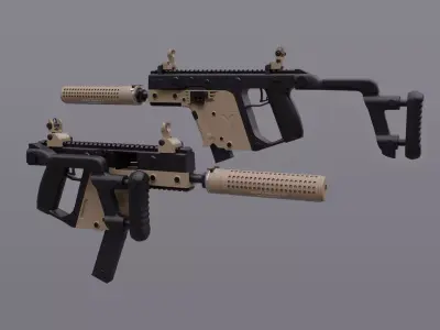 Kriss Vector Free 3D model purchase