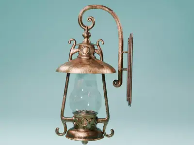lantern Low-poly 3D model