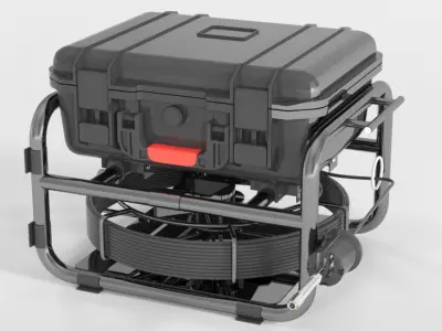 Sanyipace Sewer Scope Camera with Locator Low-poly 3D model