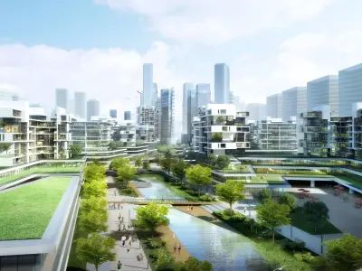 3Dmax fashion city commercial square building 255 3D model