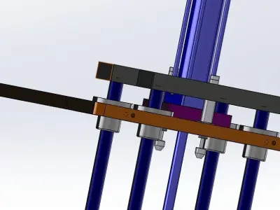 Thermal heating mechanism 3D model