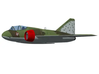 heinkel p1080 3D model