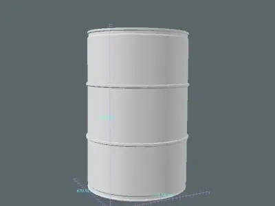 oil barrel Free 3D model order