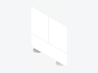 Screen - Simplicity Low-poly 3D model