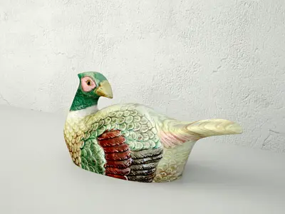 Pheasant ceramic 3D model