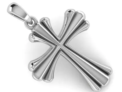 CROSS PENDANT CR174 3D print model