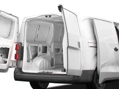 Fiat e Scudo Van L3 HQ Interior 2024 3D model
