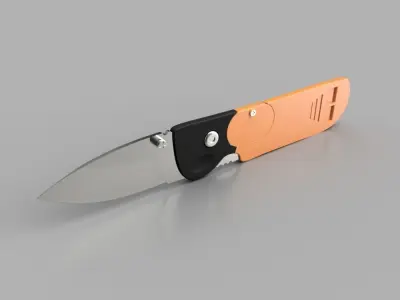 Survival Knife 3D model