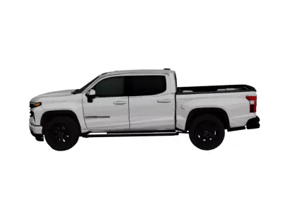 Chevrolet Silverado 2026 Low Poly Modern Pickup Truck 3D Low-poly 3D model