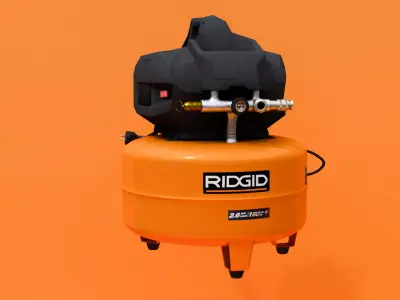 Ridgid Air Compressor 150 PSI Low-poly 3D model