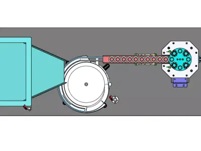 Vibratory feeder 3D model
