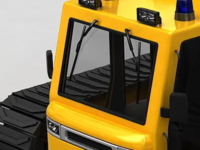 Snowcat bulldozer 3D model