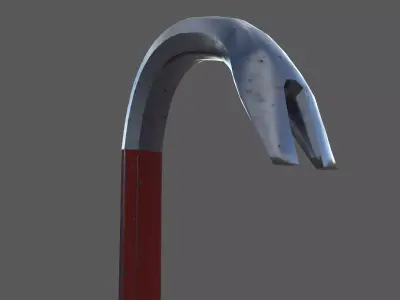 Half Life Crowbar Low-poly 3D model