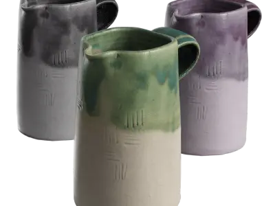 Glazed Ceramic Jug Models 