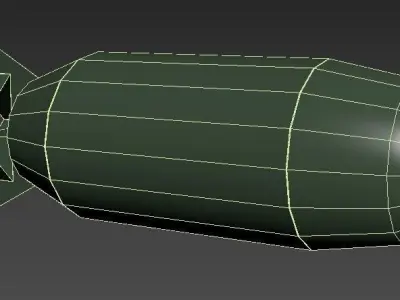 Avia Bomb Low-poly 3D model
