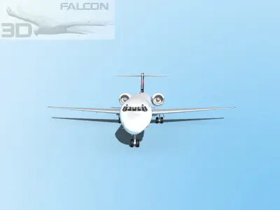 Falcon3D MD-80 Delta 2 3D model