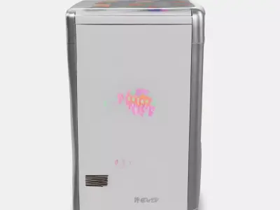 Digital Style Vending Machine Low-poly 3D model