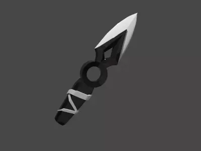 Jett knife valorant 3D model