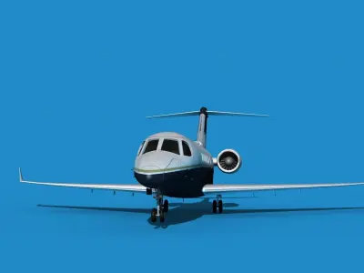 Cessna Citation C700 Longitude V02 3D model