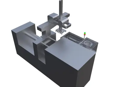 Injection Molding Insert Loader 3D model